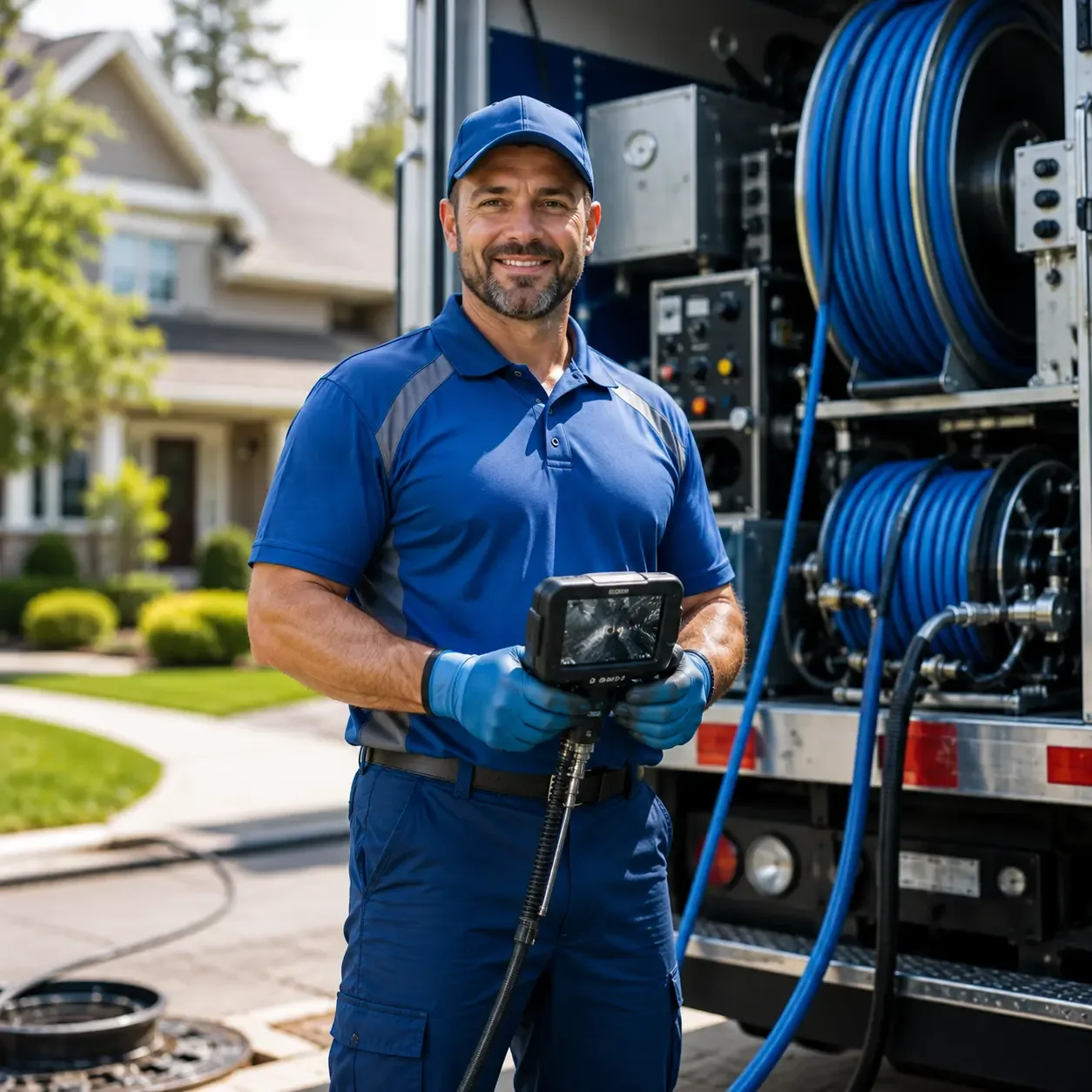 Local outdoor drain cleaning specialists in Elmwood, WI